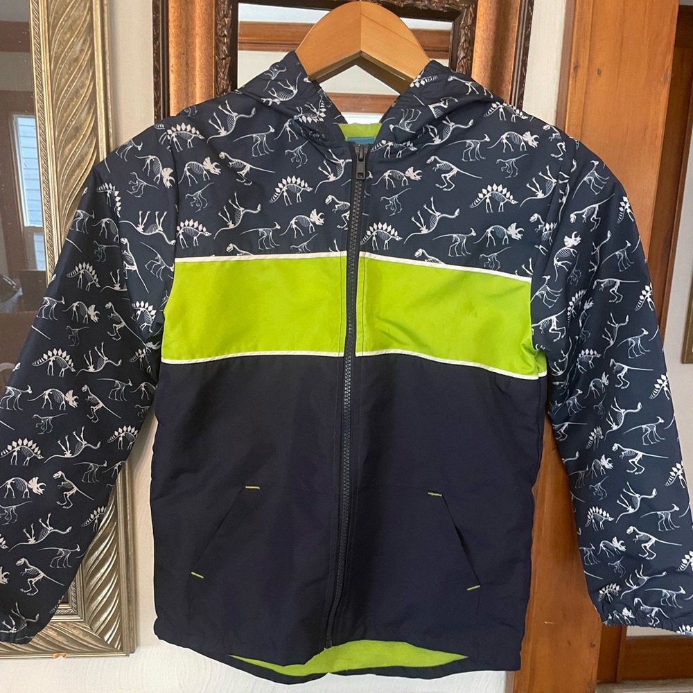 Raincoat boys M 8-10 dinosaurs by lily & dan